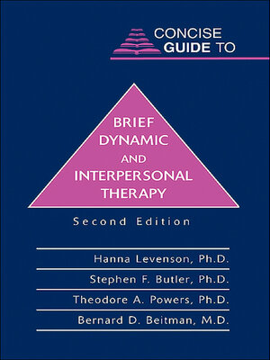 cover image of Concise Guide to Brief Dynamic and Interpersonal Therapy